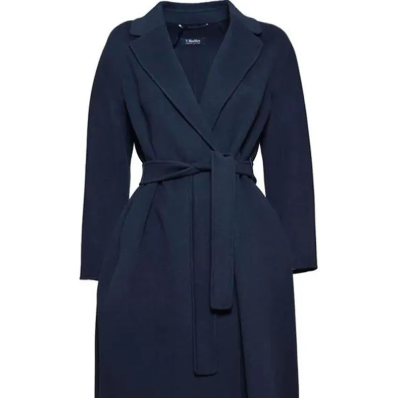 'S MAX MARA Esturia Belted Long Sleeved Coat-5