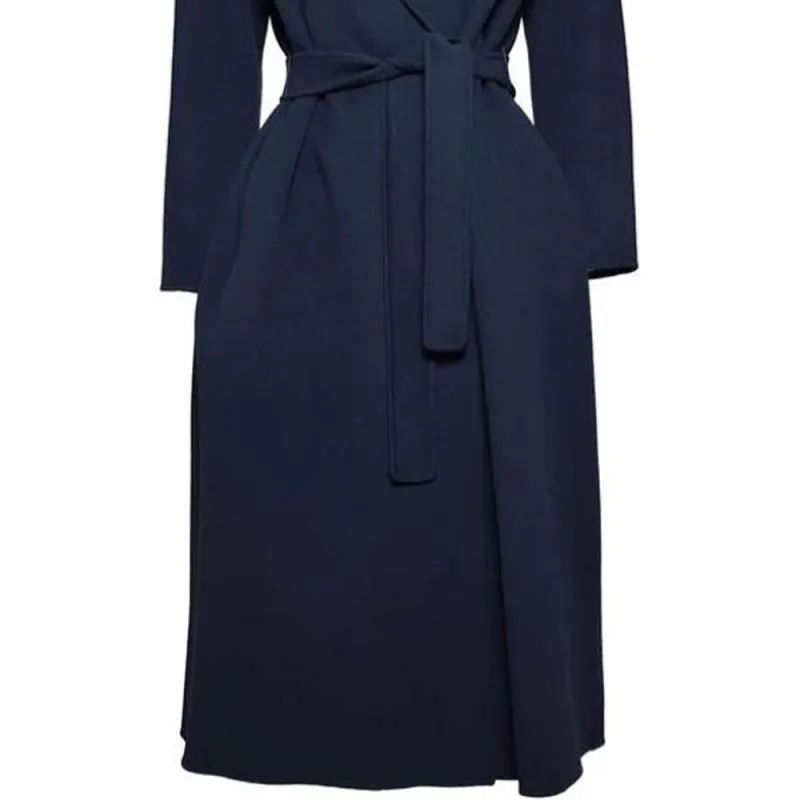 'S MAX MARA Esturia Belted Long Sleeved Coat-3