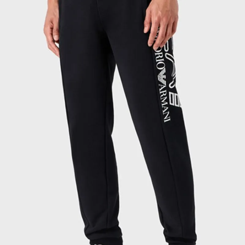 EMPORIO ARMANI EA7 FW23 Knitted Sports Pants Men's Black-5