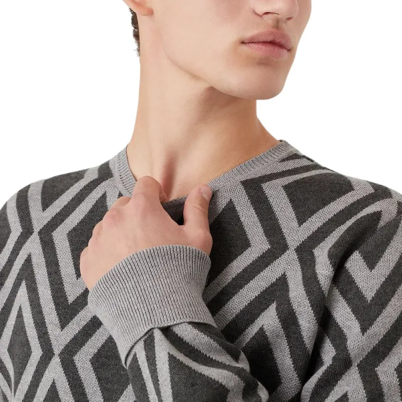 EMPORIO ARMANI FW22 Sweater Men's Multicolor-4