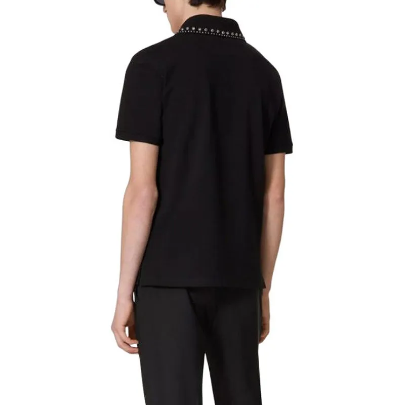 Valentino SS24 Polo Shirt Men's Black-2