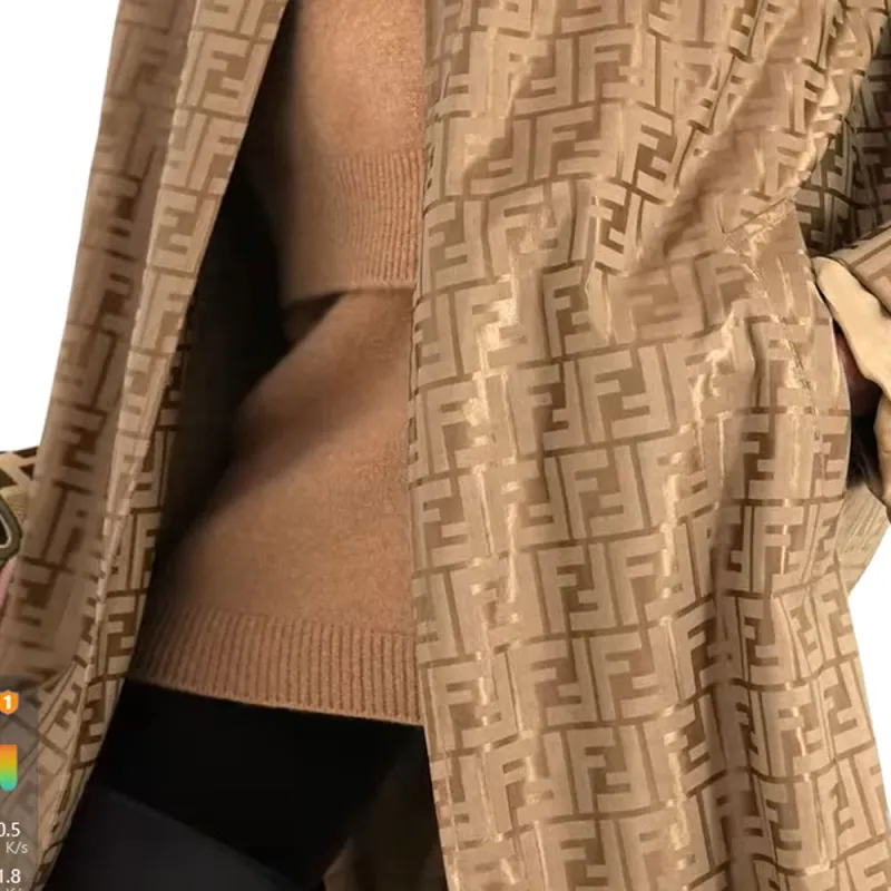 FENDI Ribbed Knit Mini Skirt-3