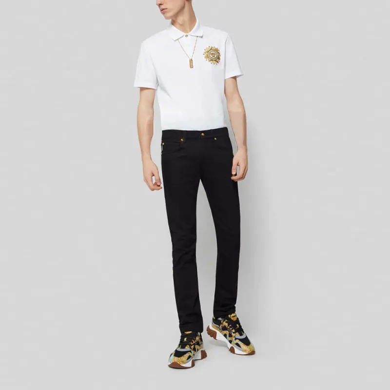 VERSACE Polo Shirts Men White-1
