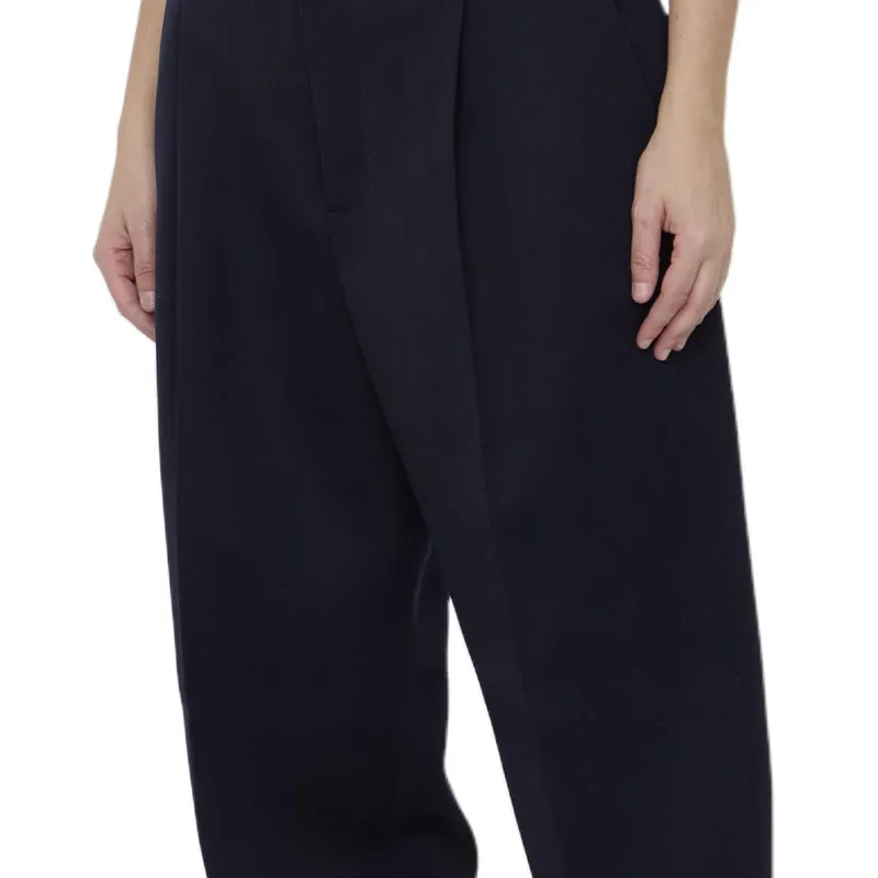 Bottega Veneta FW23 Casual Pants Women's Navy-3