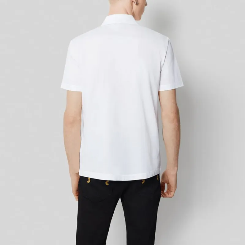 VERSACE Polo Shirts Men White-3
