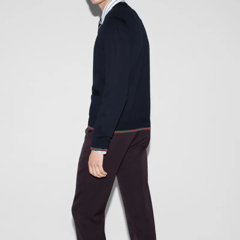 GUCCI Button Up Knit Cardigan-2