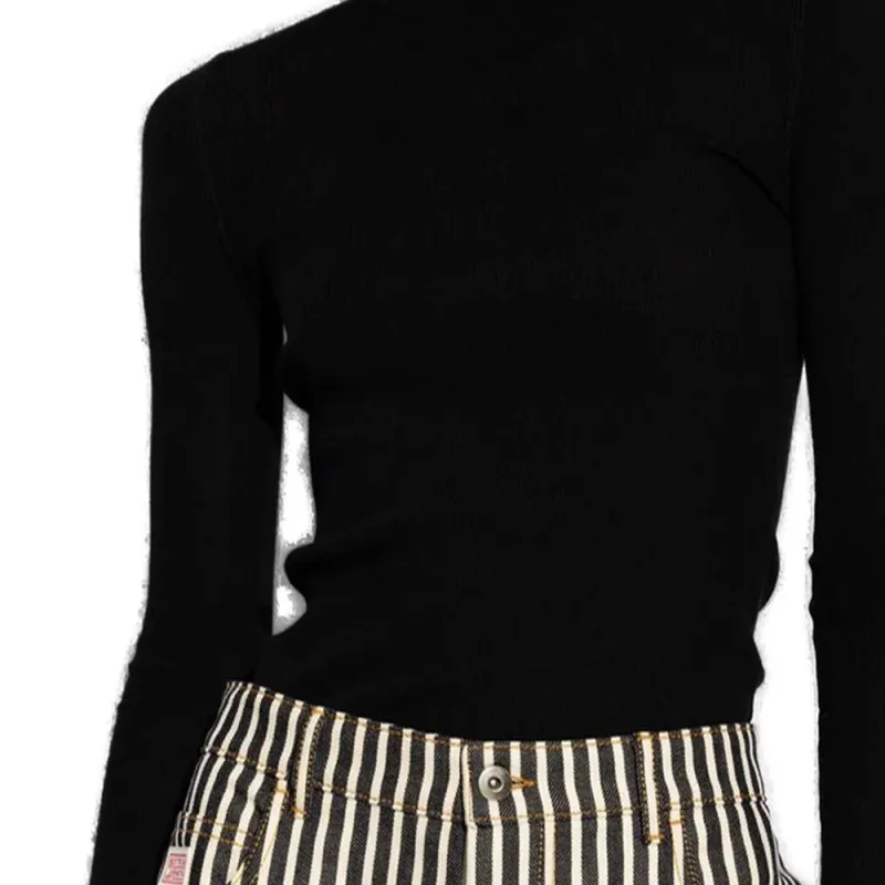 Bottega Veneta Ribbed High Neck Sweater-4