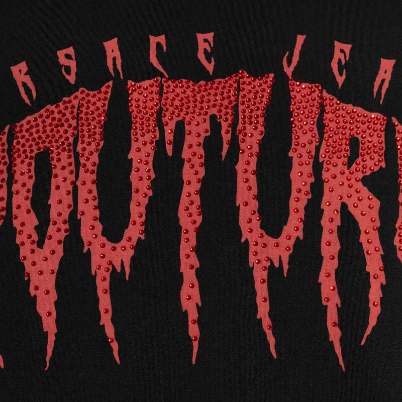 VERSACE JEANS Logo print Cotton T shirt-4