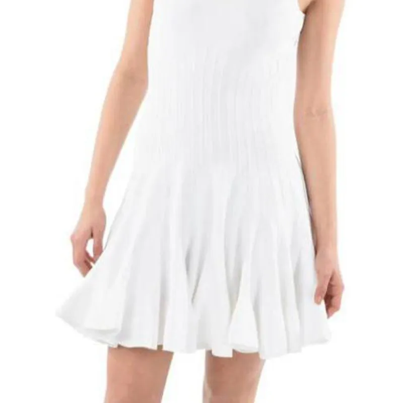 Alexander McQueen Slip Dresses Women's White-3