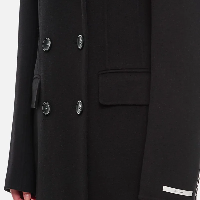 SportMax Double breasted Wool Coat-5