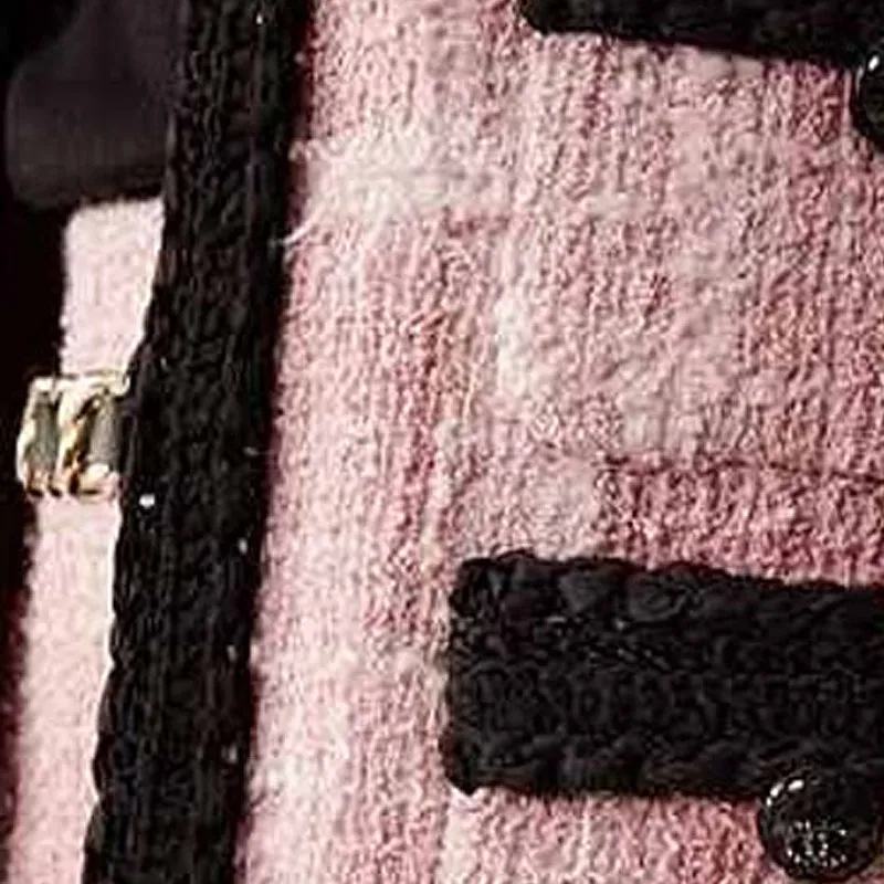 CHANEL Jackets Coats Women's Pink-3