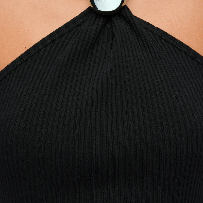 LOEWE Anagram Pebble Cotton Dress-4