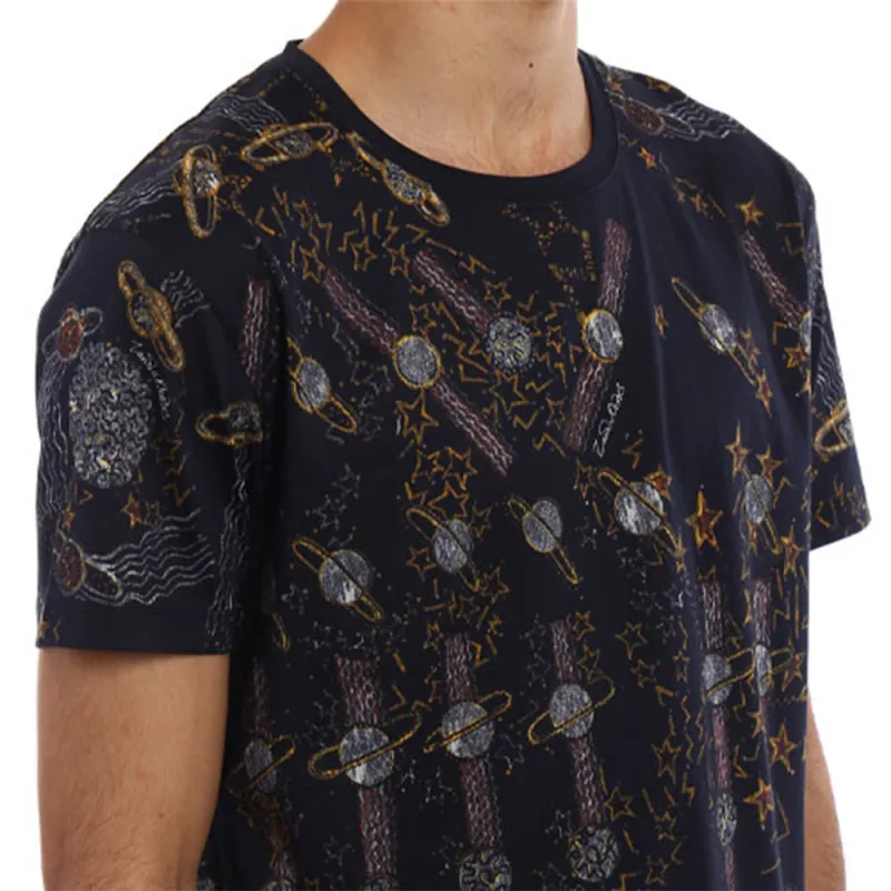 Valentino T Shirt Men's Dark Blue-5