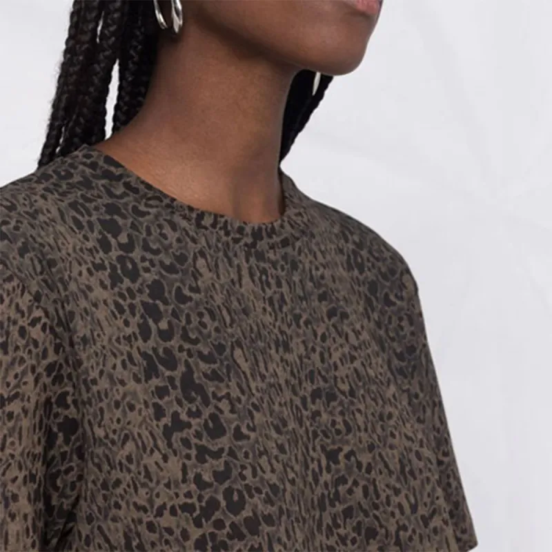 SAINT LAURENT Gradient Animal Print T-Shirt-4