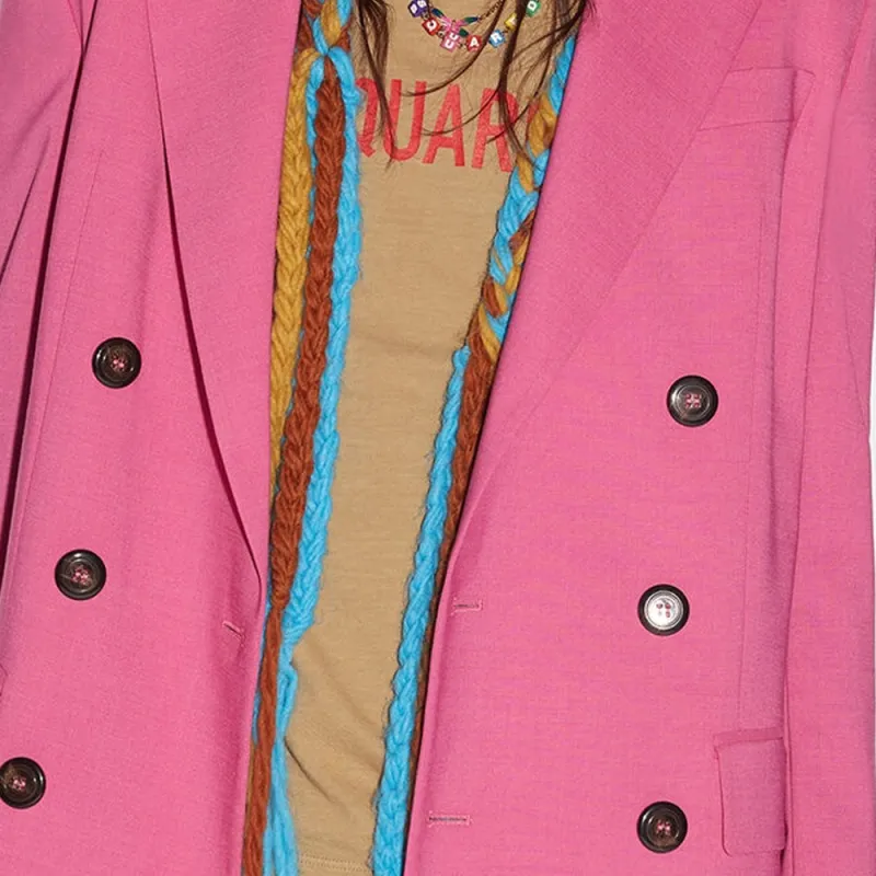DSQUARED 2 New Yorker Double Breasted Blazer-4