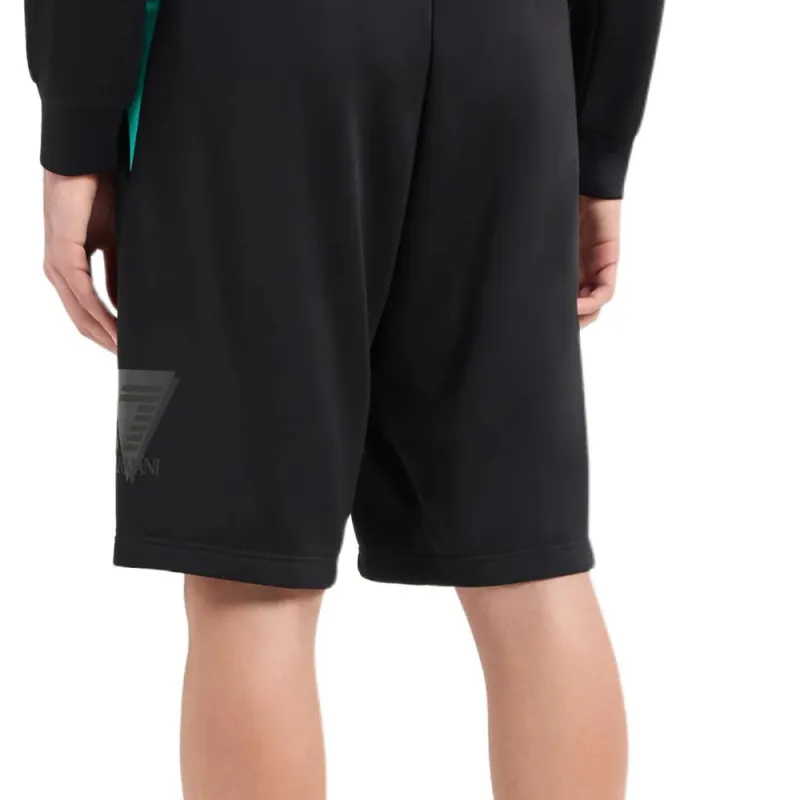 EMPORIO ARMANI Visibility Bermuda Shorts In Technical Fabric Casual Shorts Men's Black-4