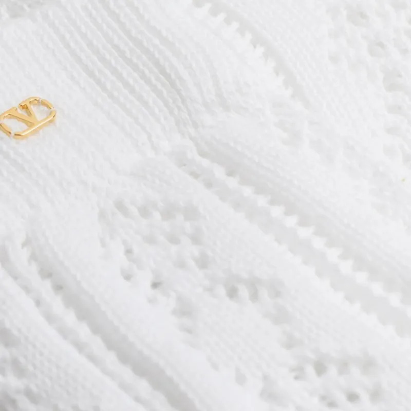 Valentino FW24 Mid Calf Socks Men's 1 Pack White-3