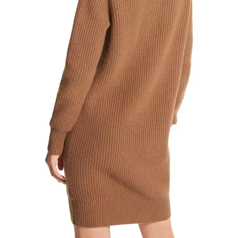 MICHAEL KORS Long Sleeved Dresses Women's Light Brown-4