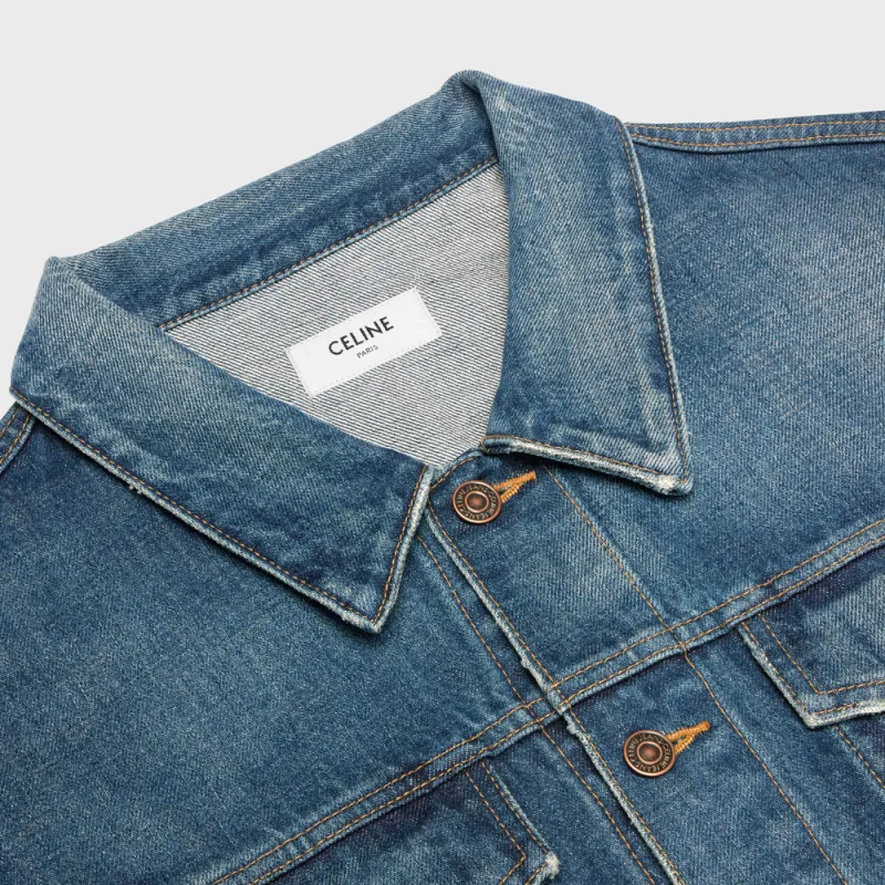 CELINE SS23 Denim Jacket Men's Blue-4