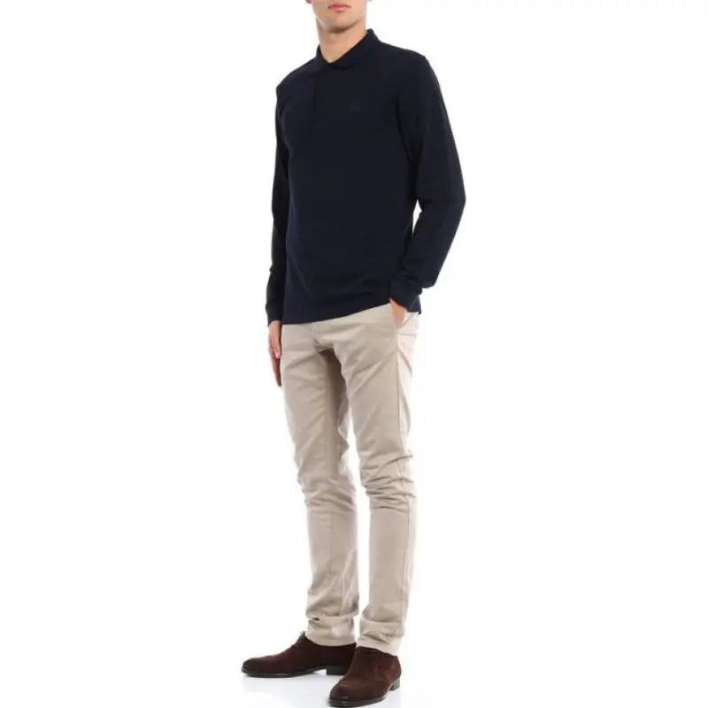 Burberry Polo Shirt Men's Dark Blue-4