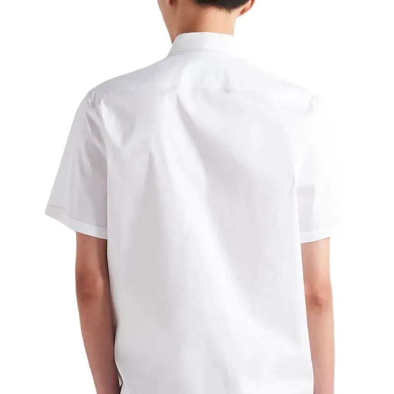 PRADA Triangle logo Short sleeve Shirt-3