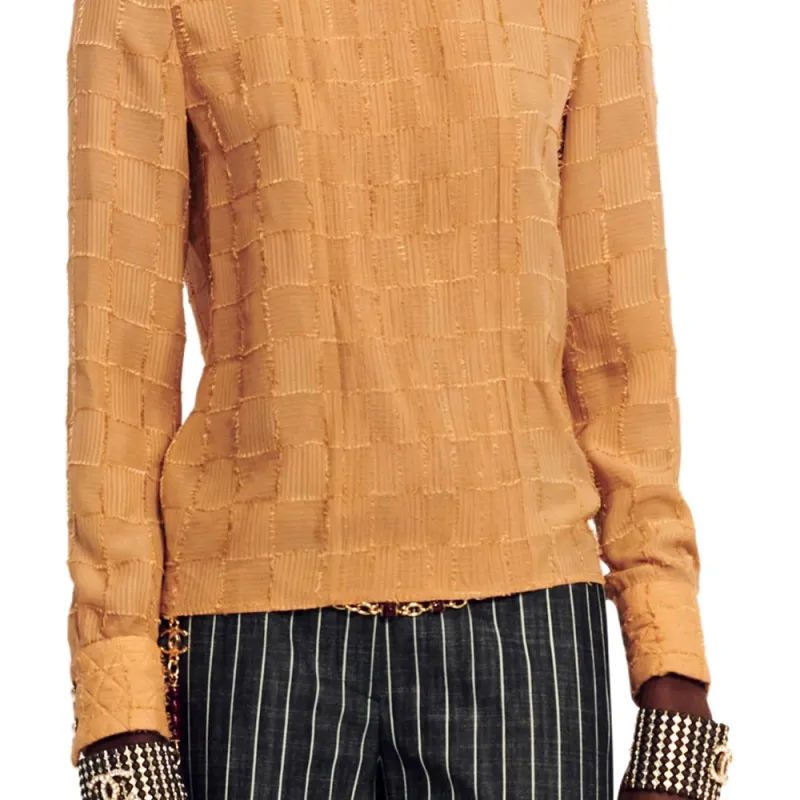 CHANEL T Shirts Women's Orange-3