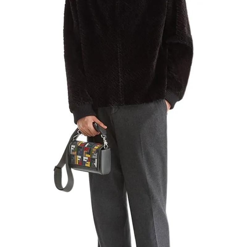 FENDI Furs Men Black-5