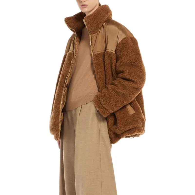 WEEKEND MaxMara Fleece Oversized Jacket-3