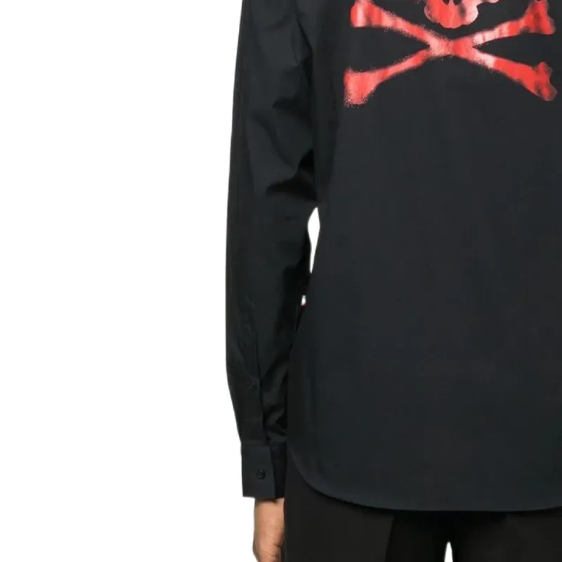 PHILIPP PLEIN Logo plaque Detail Shirt-4