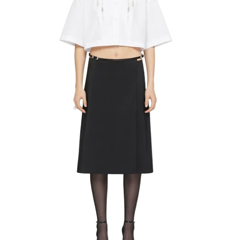 Givenchy Embellished Cropped Shirt-3