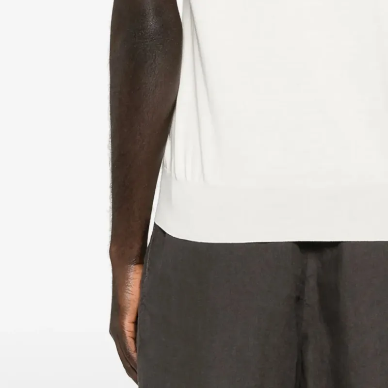 Brunello Cucinelli Short Sleeved Ribbed Jumper-3