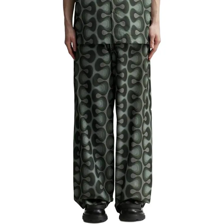 DRIES VAN NOTEN FW24 Casual Pants Men's Green-2