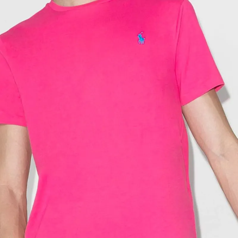 Polo Ralph Lauren T Shirt Men's Rose Red-3