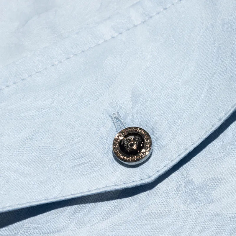 VERSACE Barocco Jacquard Button Up Shirt-4