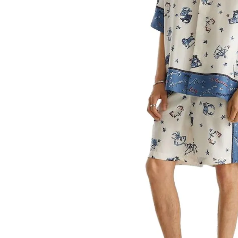 FENDI Astrology Motif Printed Bermuda Shorts-4