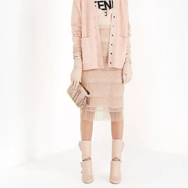 FENDI T-Shirts Women's Pink-4