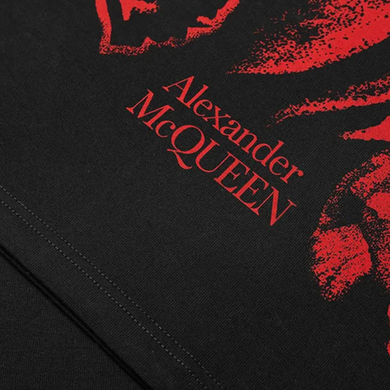 Alexander McQueen T Shirts Men Black-3