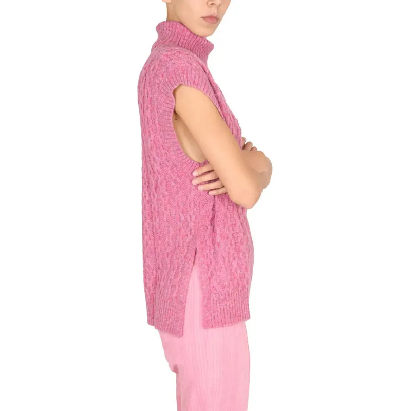 BAUM UND PFERDGARTEN Roll neck Cable knit Top-2