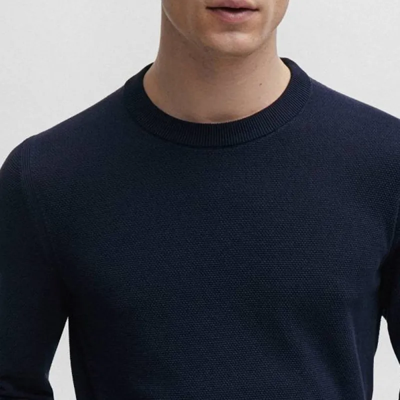 HUGO BOSS Long Sleeved Crewneck Jumper-4