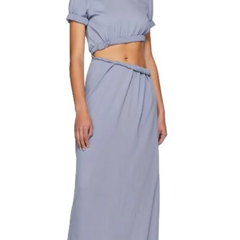 CHRISTOPHER ESBER Short-Sleeved Dresses Women's Blue-5