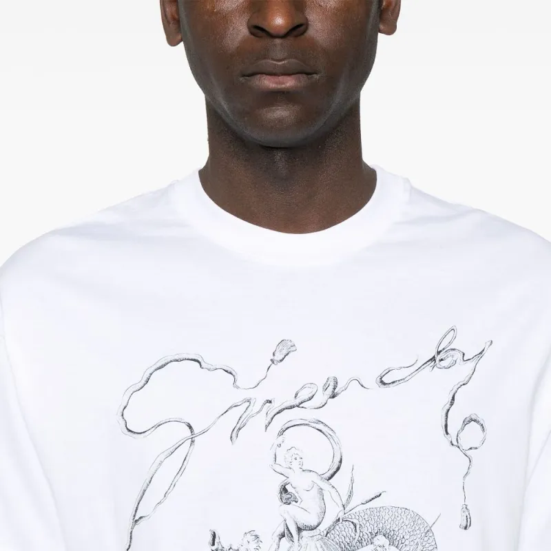 Givenchy Snake Printed Crewneck T Shirt-1