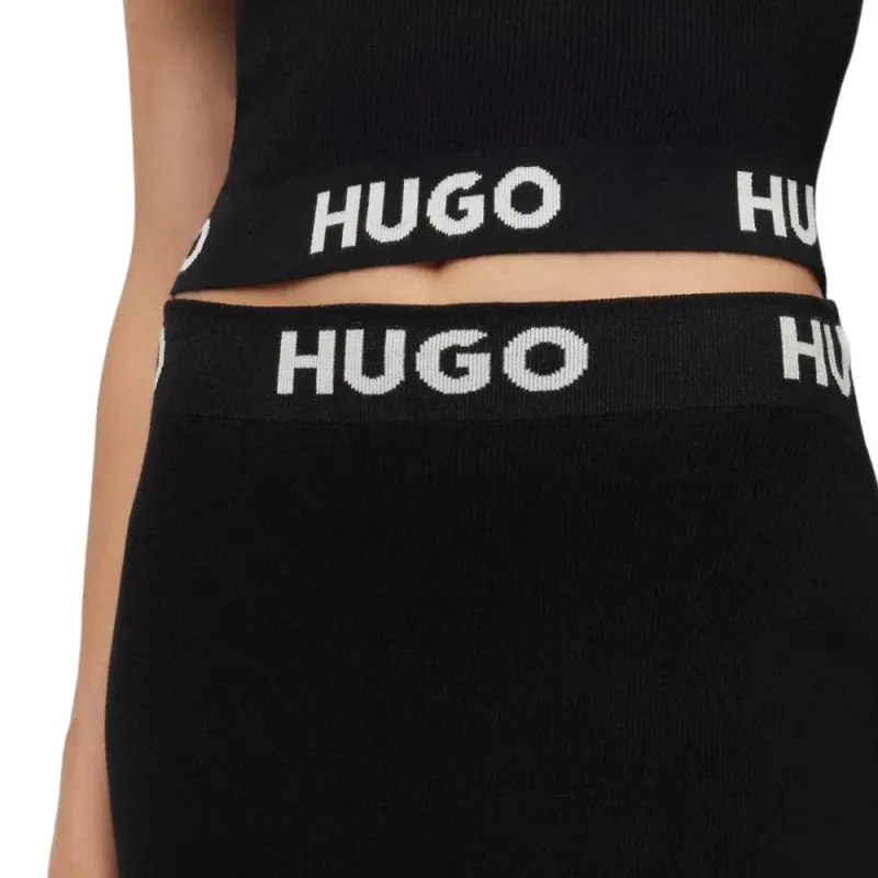 HUGO BOSS Casual Short Skirts Women's Black-3