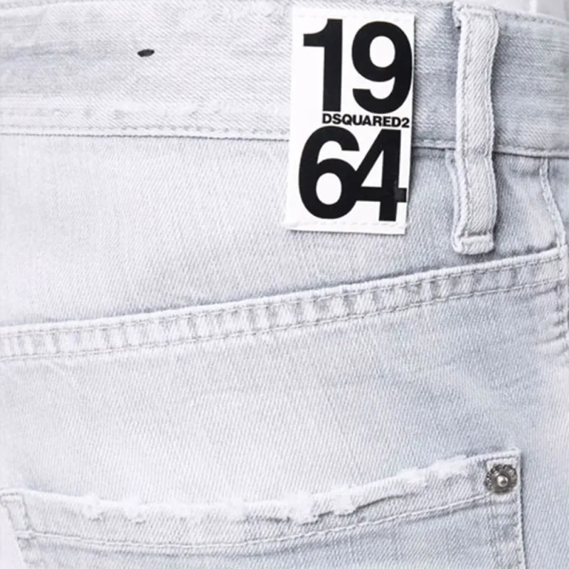 DSQUARED 2 Mid rise Distressed Jeans-4