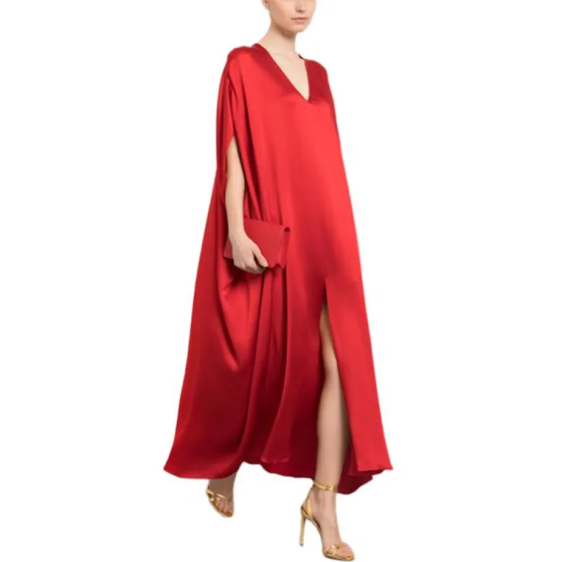 MICHAEL KORS Hammered Satin Caftan-3