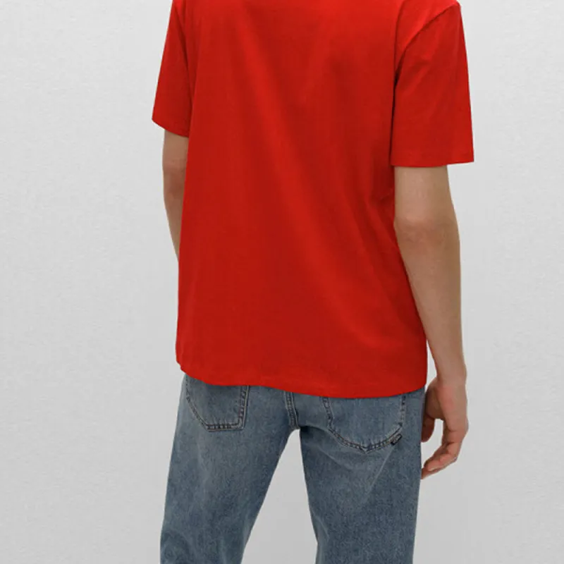 HUGO BOSS SS22 T Shirt Men's Red-4