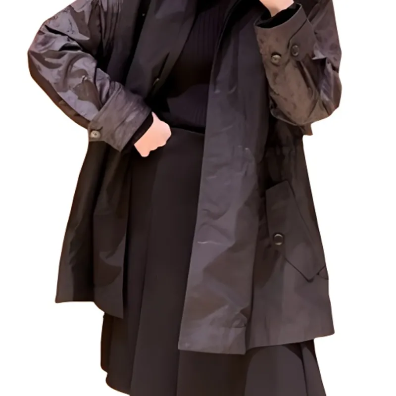 LOUIS VUITTON Monogram Accent Oversized Parka-3