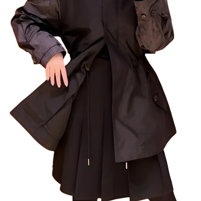 LOUIS VUITTON Monogram Accent Oversized Parka-1