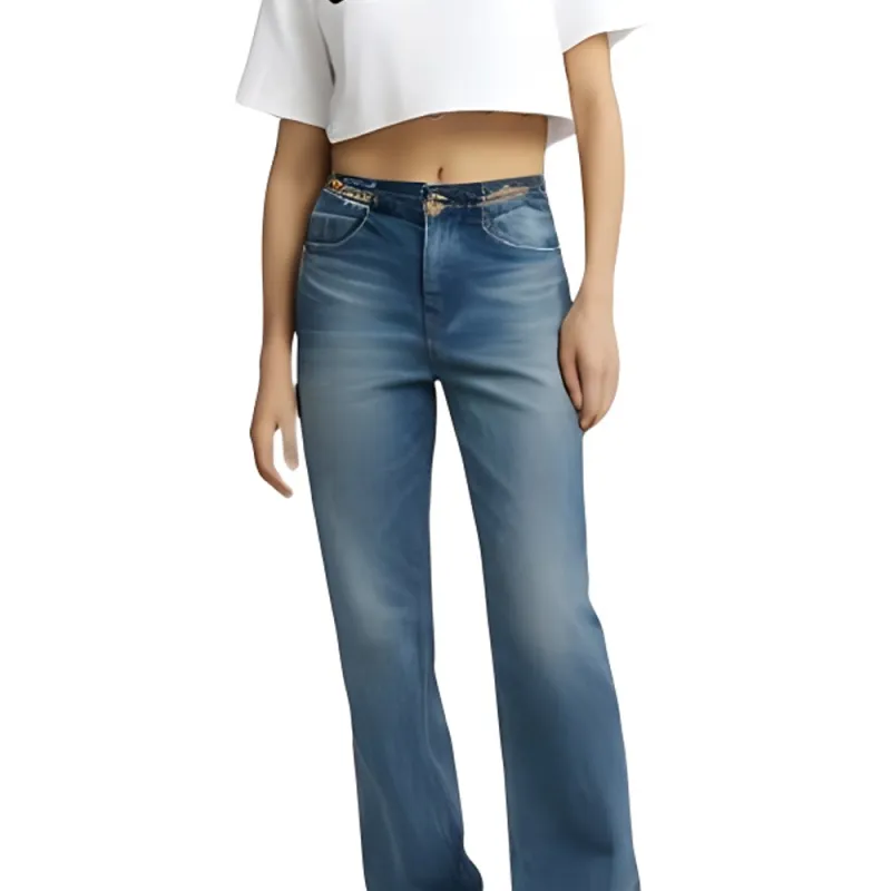 CELINE Cotton Jersey Cropped Ecru/Black-5