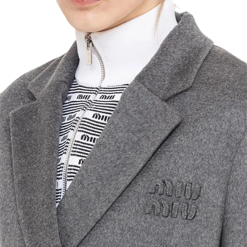MIU MIU Double breasted Suit Jacket-4