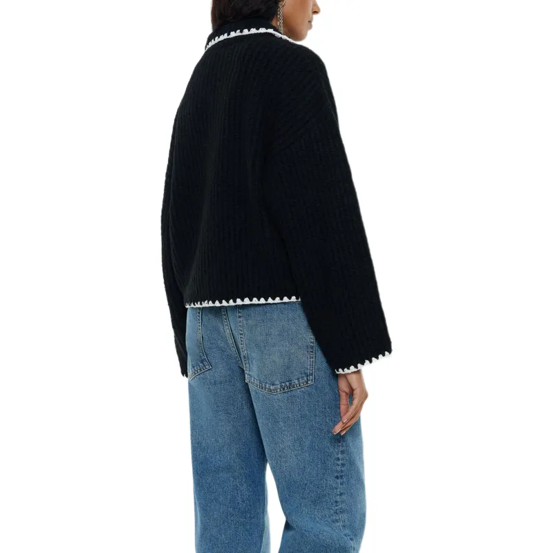 Bimba Y Lola Topstitched Cardigan-3